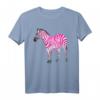 Schönes Zebra Rosa Freches Kunst T-Shirt – Unisex Tiermotiv für Kinder, Jugendliche & Erwachsene, ideales Geschenk für Zebra- und Safari-Liebhaber