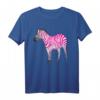 Schönes Zebra Rosa Freches Kunst T-Shirt – Unisex Tiermotiv für Kinder, Jugendliche & Erwachsene, ideales Geschenk für Zebra- und Safari-Liebhaber