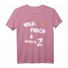 Kindergeburtstag T-Shirt für Zweijährige Jungen und Mädchen - Wild, Frech und Bunt für den besonderen Tag