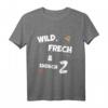 Kindergeburtstag T-Shirt für Zweijährige Jungen und Mädchen - Wild, Frech und Bunt für den besonderen Tag