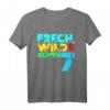 Kinder Dinosaurier T-Shirt zum 7. Geburtstag – Frech, wild & buntes Outfit für Jungen, perfekte Geschenkidee für den Kindergeburtstag