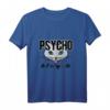 Psycho But Very Cute Katze mit Zunge Shirt - Frecher Spruch T-Shirt für Katzenliebhaberinnen, Freundinnen & Schwestern als Geschenkidee
