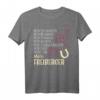 Damen Pferdespruch Reiterin Geschenk - Freiberger Pferde T-Shirt für Pferdeliebhaberinnen & Reitsportfans zu Weihnachten & Geburtstag