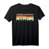 Mein Freiburg im Breisgau Skyline T-Shirt - Stolzes Heimatstadt Souvenir & Geschenkidee für Freiburg-Liebhaber