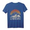 Schönes Schwarzwald Gebirge T-Shirt im Retro Look – Perfekt für Wanderer, Naturfreunde und als Geschenk aus Freiburg und Breisgau