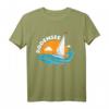 Segeln auf den Bodensee Wellen - Bodensee Geschenk T-Shirt für Segler, Urlauber & Wassersportfans