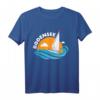 Segeln auf den Bodensee Wellen - Bodensee Geschenk T-Shirt für Segler, Urlauber & Wassersportfans