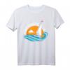 Segeln auf den Bodensee Wellen - Bodensee Geschenk T-Shirt für Segler, Urlauber & Wassersportfans