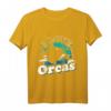 Ich liebe Orcas Schwertwal T-Shirt – Perfektes Geschenk für Meerestierliebhaber, Tierschützer & Orca-Fans zu Weihnachten & Geburtstag