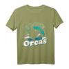 Ich liebe Orcas Schwertwal T-Shirt – Perfektes Geschenk für Meerestierliebhaber, Tierschützer & Orca-Fans zu Weihnachten & Geburtstag