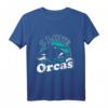 Ich liebe Orcas Schwertwal T-Shirt – Perfektes Geschenk für Meerestierliebhaber, Tierschützer & Orca-Fans zu Weihnachten & Geburtstag