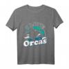 Ich liebe Orcas Schwertwal T-Shirt – Perfektes Geschenk für Meerestierliebhaber, Tierschützer & Orca-Fans zu Weihnachten & Geburtstag