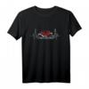Schwarzwaldbub Bollenhut Berge Spruch Herzschlag T-Shirt – Traditionelles Schwarzwald Design als Geschenkidee für Freiburg-Fans & Bergliebhaber