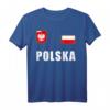 Polen Polska Polnisches Fußball Fan Outfit Trikot T-Shirt – Perfektes Geschenk für Polen-Fans bei Spielen & Events