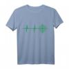 EKG Herzschlag Gamer Scharfschütze Sniper Motiv T-Shirt - Perfektes Geschenk für Zocker, Shooter- und Clan-Fans