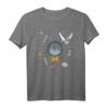 HapPanda Harry Potter T-Shirt mit Hogwarts Snowglobe & Hedwig - Official Licensed Harry Potter Merchandise für Weihnachten & Fan-Geschenke