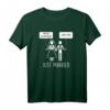 Just Married Game Over Bride & Groom Line Art T-Shirt – Minimalistisches Hochzeitsgeschenk für Bräutigam, Verlobten & Junggesellenabschied