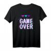 Vaporwave Aesthetic Style Game Over Yami Kawaii Pastel Goth T-Shirt - Edgy Japanese Otaku Streetwear für Anime Fans & E-Girls