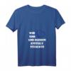 Damen Schalke Fan T-Shirt mit V-Ausschnitt - Lustiges Ruhrpott Fußball Motiv, ideal als Geschenk für echte Schalker