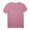 HapPanda Stier Sternzeichen T-Shirt – Geometrisches Design, perfektes Geschenk für Astrologie-Fans, Freundin, Mama, Tochter oder Kollegin