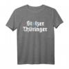 Stolzes Thüringer Heimat Ossi Shirt – Ostdeutschland Patriotisches Geschenk zum Vatertag & für Heimatliebhaber