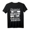 Herren Lustiges Sprüche Geschenk SEINE MAJESTÄT DER ELEKTRIKER T-Shirt - Lustiges Elektriker Geschenk zum Geburtstag