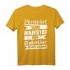 Herren Lustiges Sprüche Geschenk SEINE MAJESTÄT DER ELEKTRIKER T-Shirt - Lustiges Elektriker Geschenk zum Geburtstag