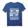 Herren Lustiges Sprüche Geschenk SEINE MAJESTÄT DER ELEKTRIKER T-Shirt - Lustiges Elektriker Geschenk zum Geburtstag
