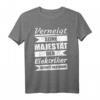 Herren Lustiges Sprüche Geschenk SEINE MAJESTÄT DER ELEKTRIKER T-Shirt - Lustiges Elektriker Geschenk zum Geburtstag