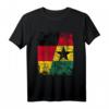 Ghana Deutschland Flagge T-Shirt für Damen, Herren und Kinder - Klassisch geschnitten mit doppelt genähtem Saum