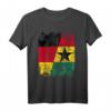 Ghana Deutschland Flagge T-Shirt für Damen, Herren und Kinder - Klassisch geschnitten mit doppelt genähtem Saum