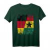 Ghana Deutschland Flagge T-Shirt für Damen, Herren und Kinder - Klassisch geschnitten mit doppelt genähtem Saum