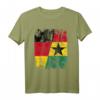 Ghana Deutschland Flagge T-Shirt für Damen, Herren und Kinder - Klassisch geschnitten mit doppelt genähtem Saum