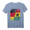 Ghana Deutschland Flagge T-Shirt für Damen, Herren und Kinder - Klassisch geschnitten mit doppelt genähtem Saum