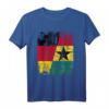Ghana Deutschland Flagge T-Shirt für Damen, Herren und Kinder - Klassisch geschnitten mit doppelt genähtem Saum