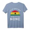 Halb Ghanaer ist besser als kein Erbe T-Shirt - Stolz auf ghanaisch-amerikanisches Erbe, ideal für 4. Juli und kulturelle Feierlichkeiten