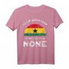 Halb Ghanaer ist besser als kein Erbe T-Shirt - Stolz auf ghanaisch-amerikanisches Erbe, ideal für 4. Juli und kulturelle Feierlichkeiten