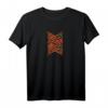 Kente Muster Art Ghana - Minimalistisches Afrikanisches T-Shirt mit Verdrehten Linien, Perfekt für Ethno-Mode und kulturelle Outfits