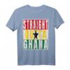 Straight Outta Ghana T-Shirt - Distressed Design für Ghanaer, Stolz & Teamgeist, Perfektes Geschenk