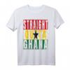 Straight Outta Ghana T-Shirt - Distressed Design für Ghanaer, Stolz & Teamgeist, Perfektes Geschenk