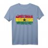 Ghana Flagge T-Shirt für Damen, Herren und Kinder – Klassisch geschnitten, doppelt genähter Saum