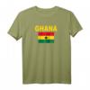 Coole Ghanaische Fahne Raglan Shirt für Damen und Herren - Perfekt zum Sport und Nationalstolz zeigen