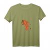 Damen Afrika Karte T-Shirt mit Kente-Muster und V-Ausschnitt - Leichtes, klassisch geschnittenes Ethno-Design
