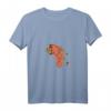Damen Afrika Karte T-Shirt mit Kente-Muster und V-Ausschnitt - Leichtes, klassisch geschnittenes Ethno-Design