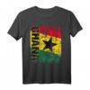 Ghana Flagge T-Shirt für Damen, Herren und Kinder – Klassisch geschnitten, doppelt genähter Saum, perfekter Ausdruck für ghanaischen Stolz