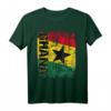 Ghana Flagge T-Shirt für Damen, Herren und Kinder – Klassisch geschnitten, doppelt genähter Saum, perfekter Ausdruck für ghanaischen Stolz