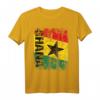 Ghana Flagge T-Shirt für Damen, Herren und Kinder – Klassisch geschnitten, doppelt genähter Saum, perfekter Ausdruck für ghanaischen Stolz
