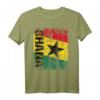 Ghana Flagge T-Shirt für Damen, Herren und Kinder – Klassisch geschnitten, doppelt genähter Saum, perfekter Ausdruck für ghanaischen Stolz