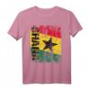 Ghana Flagge T-Shirt für Damen, Herren und Kinder – Klassisch geschnitten, doppelt genähter Saum, perfekter Ausdruck für ghanaischen Stolz