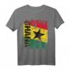 Ghana Flagge T-Shirt für Damen, Herren und Kinder – Klassisch geschnitten, doppelt genähter Saum, perfekter Ausdruck für ghanaischen Stolz